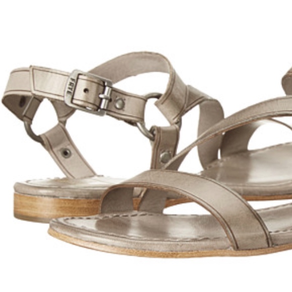 NIB $168 Frye 'Ricky' Ring Veg in Grey Leather - size 7! - Picture 4 of 5